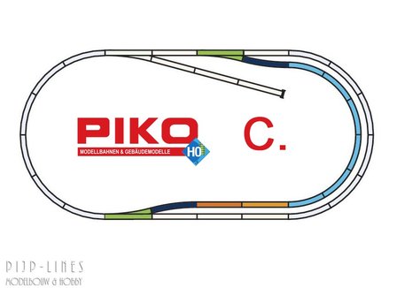 Piko 55320 A-Gleis rails set C 1:87 H0