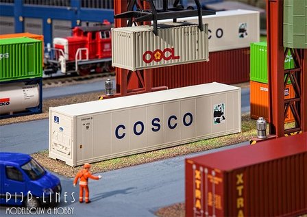 Faller 180851 40ft High-Cube container COSCO 1:87