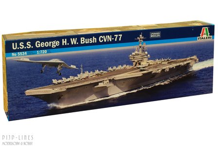 Italeri 5534 U.S.S. George H.W. Bush CVN-77 1:720