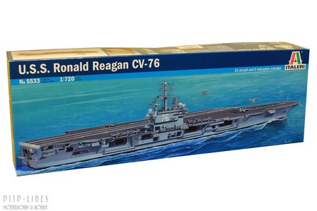 Italeri 5533 U.S.S. Ronald Reagan CV-76 1:720
