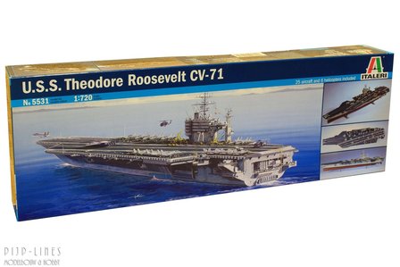 Italeri 5531 U.S.S. Theodore Roosevelt CV-71 1:720