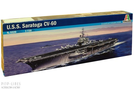Italeri 5520 U.S.S. Saratoga CV-60 1:720