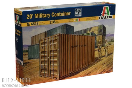 Italeri 6516 20&#039;F militaire container 1:35