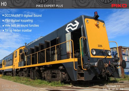 Piko 55903 NS Diesellocomotief 2200 &quot;2205&quot; AC Sound / Dig. Koppeling