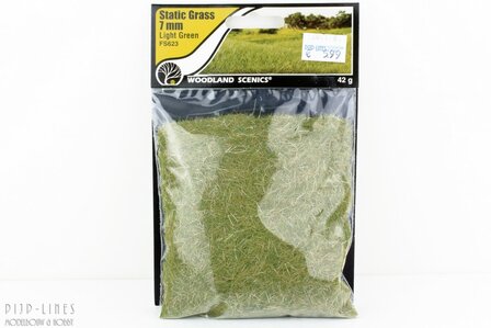 Woodland FS623 Static Grass &quot;Light Green&quot; 7mm