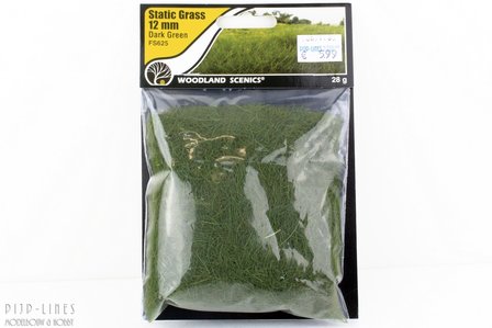 Woodland FS625 Static Grass &quot;Dark Green&quot; 12mm