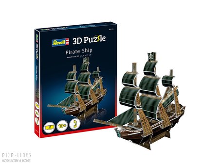 Revell 00115 3D Puzzel Piraten Schip