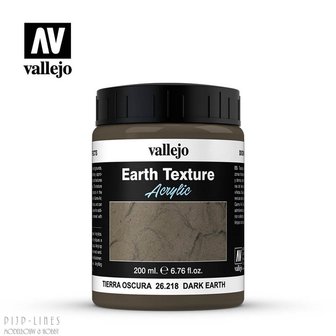 Vallejo 26218 Earth Texture - Dark Earth