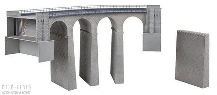 Faller 120466 Viaduct set, 2-sporig, gebogen 1:87 H0