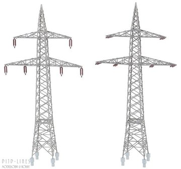 Faller 130898 twee Hoogspanningsmasten (110 kV) 1:87 H0Faller 130898 twee Hoogspanningsmasten (110 kV) 1:87 H0