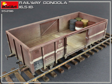 Miniart 35296 Spoorweg Gondola 16,5-18t 1:35 modelbouw