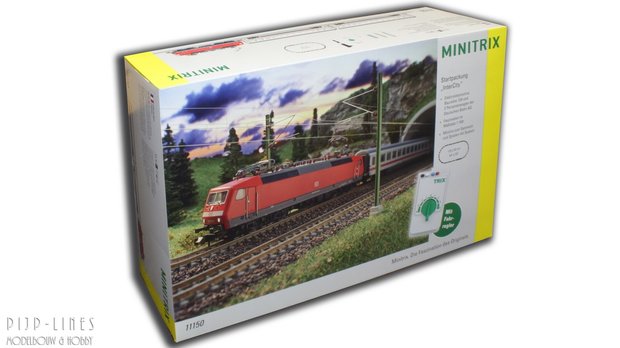 MINITRIX 11150 Analoge startset met DB E-lok BR 120 met intercity trein