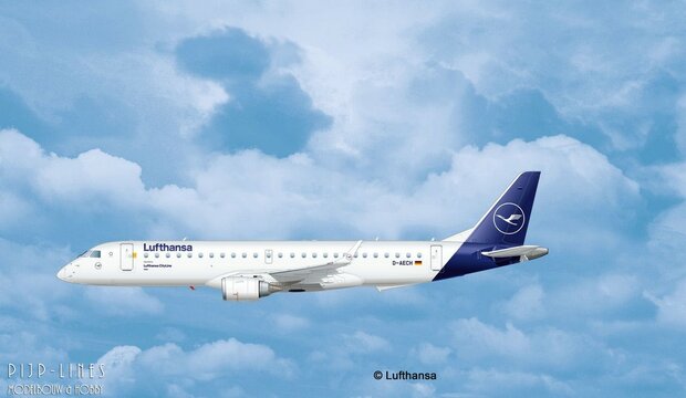 Revell 03883 Embraer 190 Lufthansa "New Livery" 1:144