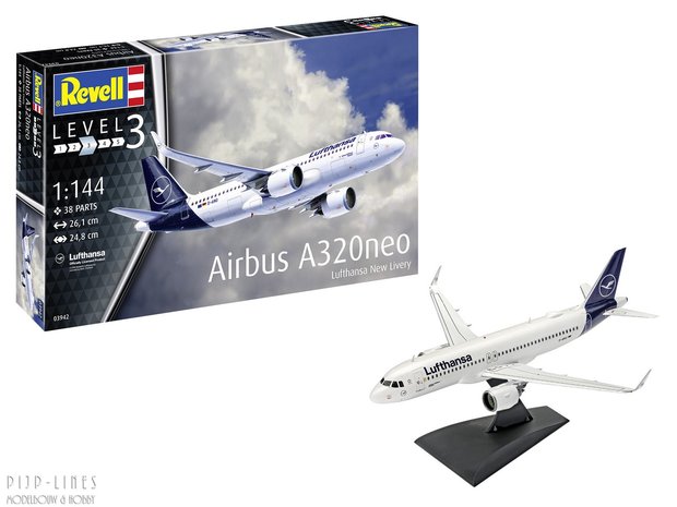 Revell 03942 Airbus A320 Neo Lufthansa New Livery 1:144