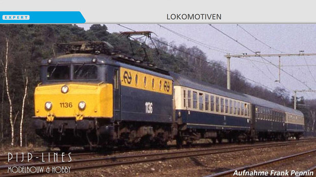 Piko 51368 NS Elektrische locomotief 1100 met botsneus DC Analoog H0