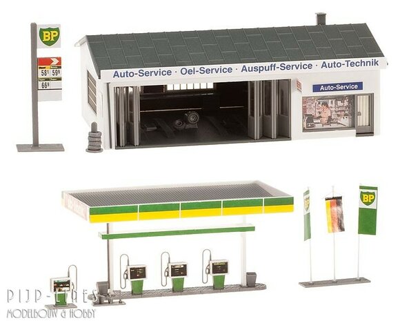 Faller 130345 Pompstation met servicegebouw 1:87