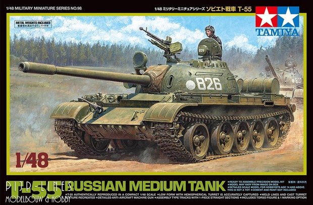 Tamiya 32598 Russische Medium Tank T-55