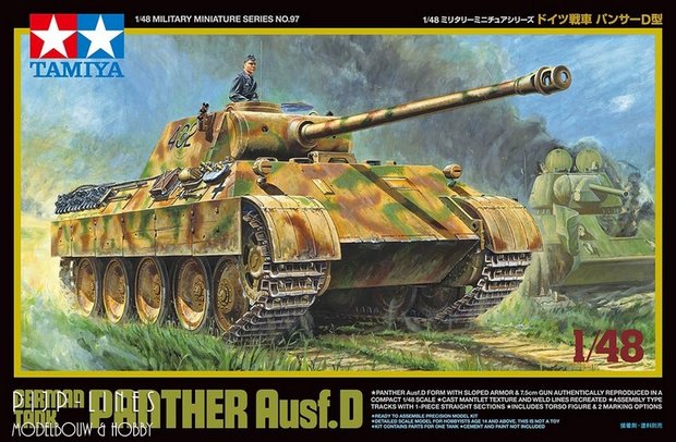 Tamiya 32597 WW2 Duitse Tank Panther Ausf.D