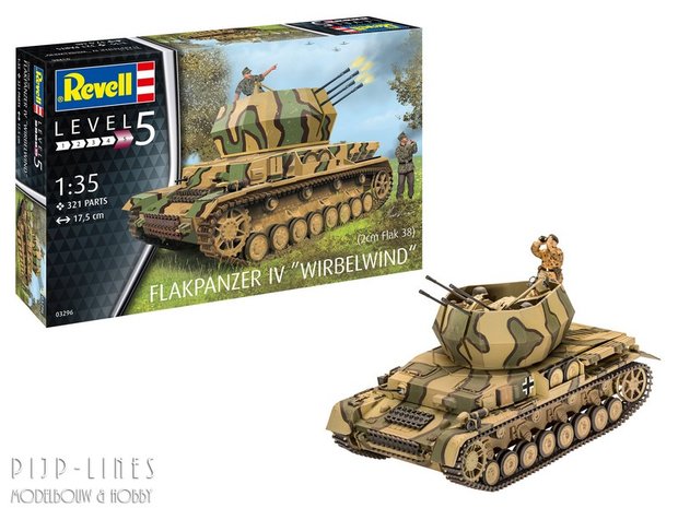 Revell 03296 WW2 Flakpanzer IV Wervelwind