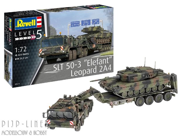 Revell 03311 SLT 50-3 Elefant Leopard 2A4