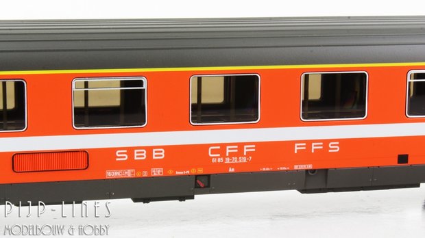 Piko 58531 SBB sneltrein rijtuig 1e klas Eurofima
