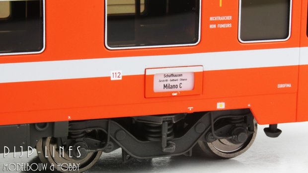 Piko 58531 SBB sneltrein rijtuig 1e klas Eurofima