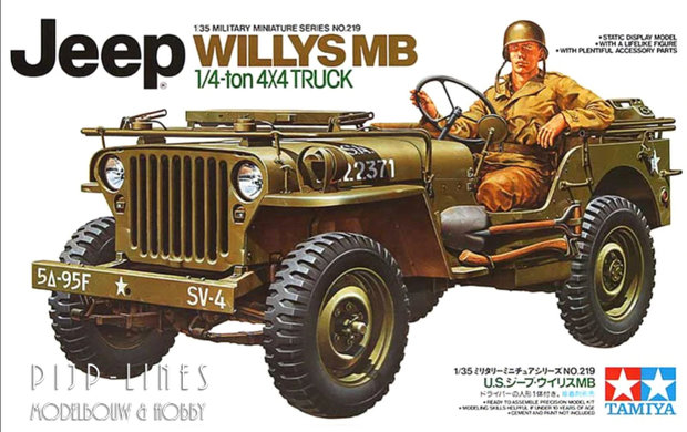 Tamiya 35219 Willys Jeep MB 1/4-ton 4x4 truck