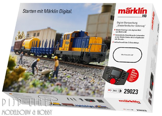 Marklin 29023 Digitale Startset NS 700 met goederentrein Mobile Station
