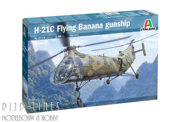 Italeri 2774 H-21C Flying Banana gunship
