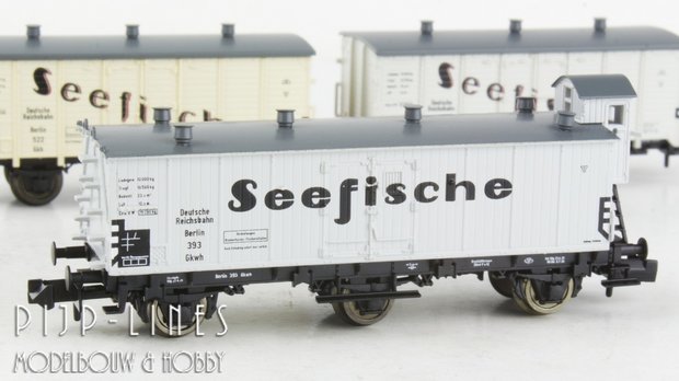 Fleischmann 881810 DRG Seefische koelwagen set 3-delig