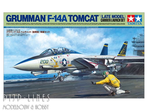 Tamiya 61122 Grumman F-14A Tomcat (Late Model) Carrier Launch Set