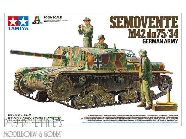 Tamiya 37029 Semovente M42 da75/34 Duitse Leger