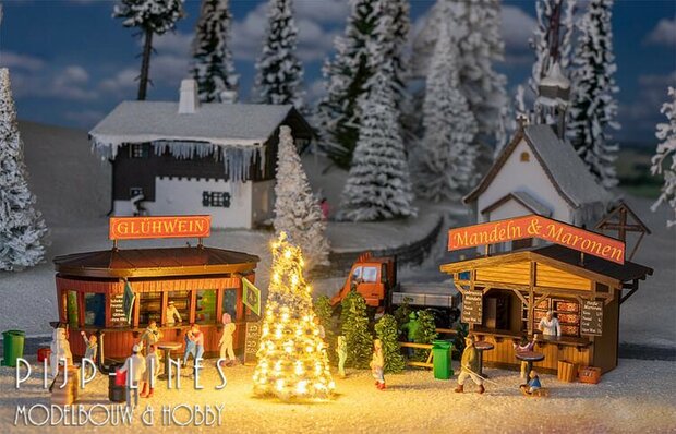 Faller 190092 Jubileummodel 2 Kerstmarktkraampjes
