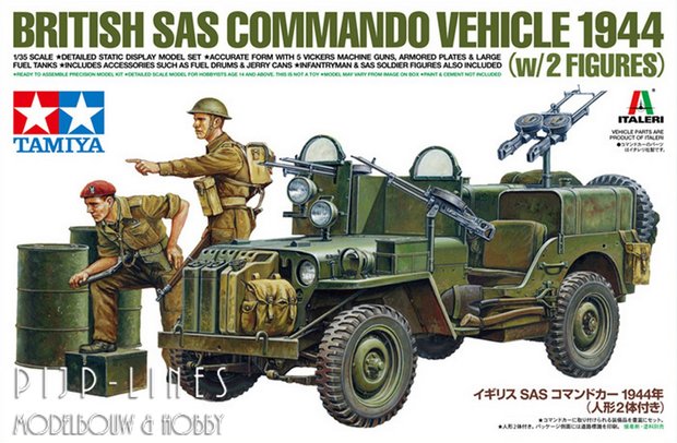 Tamiya 25423 British SAS Commando Voertuig 1944