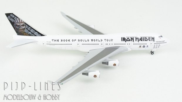 Herpa 535564 Boeing 747-400 IRON MAYDEN Ed Force One