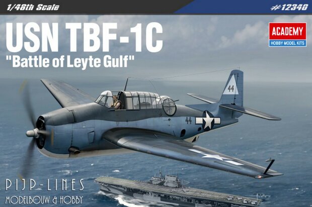 Academy 12340 USN TBF-1C Battle of Leyte Gulf