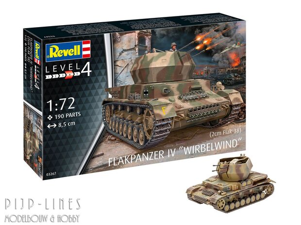 Revell 03267 Flakpanzer IV "Wirbelwind" (2 cm Flak 38) 1:72