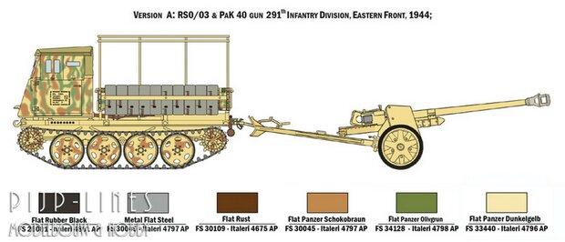 Italeri 6563 RSO/03 met Pak 40