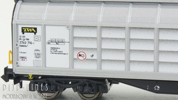 Fleischmann 838309 TWA Transwaggon grootvolume wagon