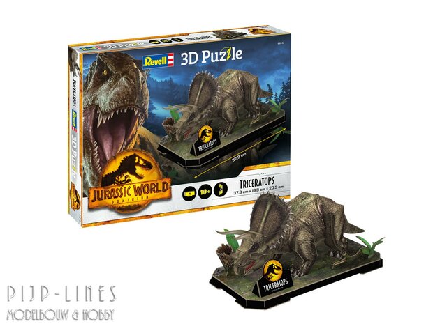 Revell 00242 3D Puzzel Jurassic World Dominion Triceratops