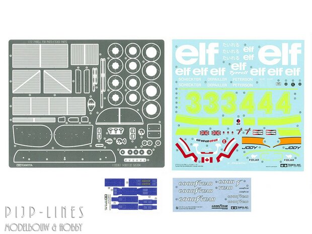 Tamiya 12036 Tyrrell P34 Six Wheeler 1976 Japan GP