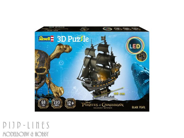 Revell 00155 3D Puzzel Black Pearl LED-editie
