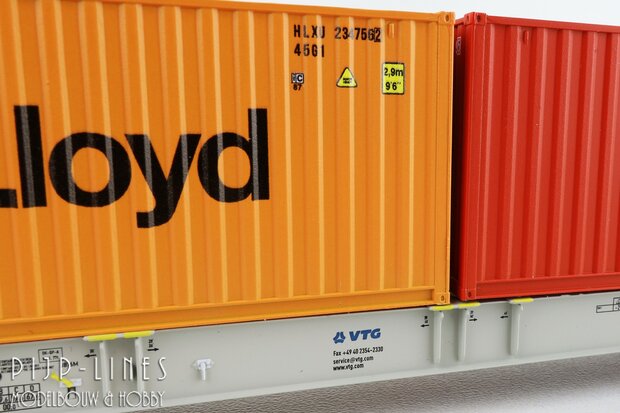 Igra-Model 96010071 VTG Containerdraagwagen Type Sggns-XL