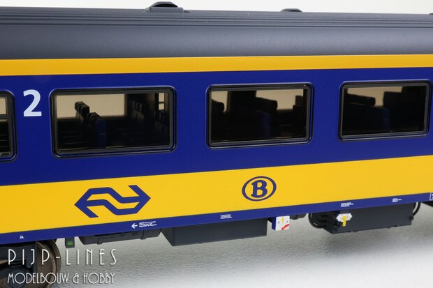 Exact-train EX11022 NS ICRm rijtuigen set  Amsterdam Brussel Type Bpmz10 Apmz10