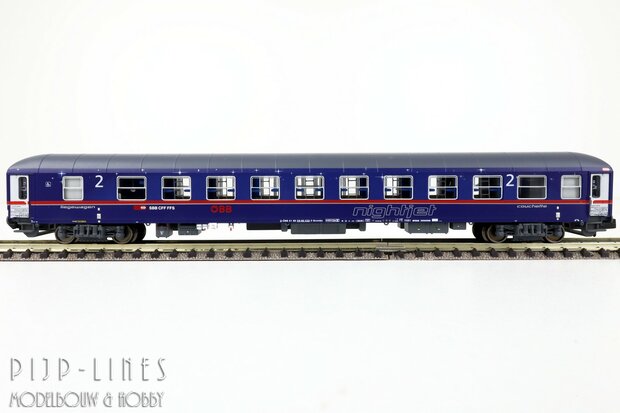 LSModels N97022 OBB Nightjet rijtuigen set 8-delig
