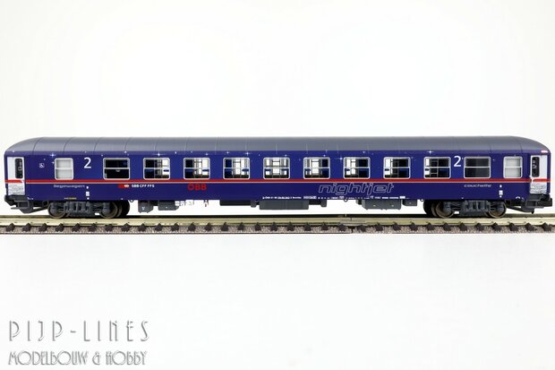 LSModels N97022 OBB Nightjet rijtuigen set 8-delig
