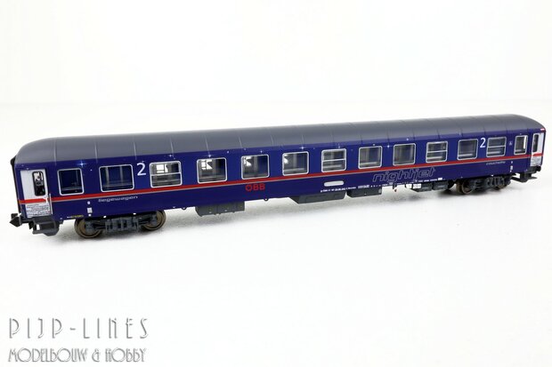 LSModels N97022 OBB Nightjet rijtuigen set 8-delig