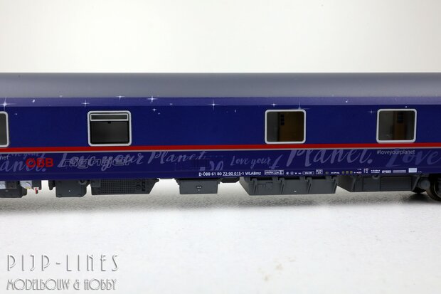 LSModels N97022 OBB Nightjet rijtuigen set 8-delig