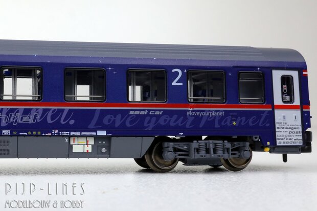 LSModels N97022 OBB Nightjet rijtuigen set 8-delig