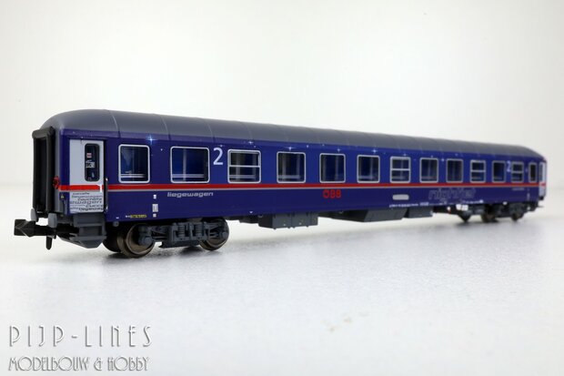 LSModels N97022 OBB Nightjet rijtuigen set 8-delig